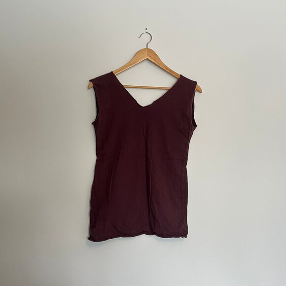 Unique Butterfly Top. 100% Cotton. Made in Nepal. Maroon. Size S-M. Womens. - Picture 3 of 7